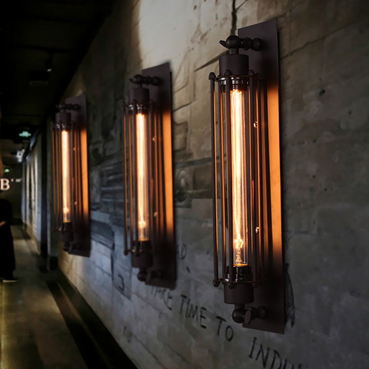 BowLift | Wall light vintage industrial iron sconce