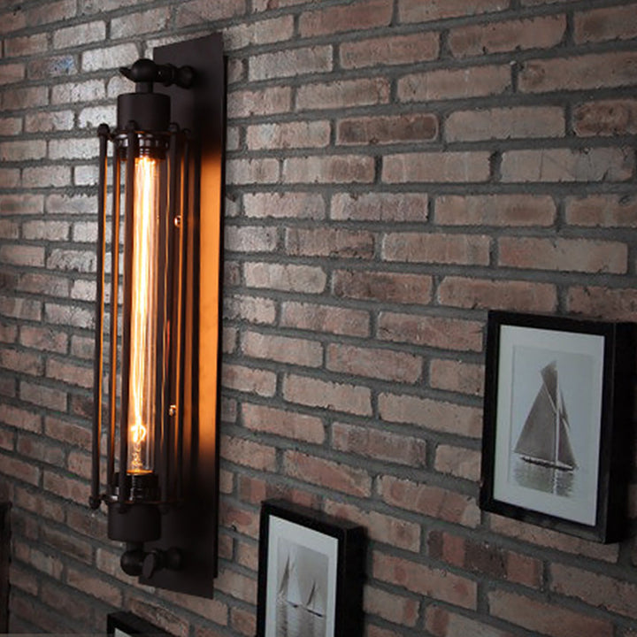 BowLift | Wall light vintage industrial iron sconce