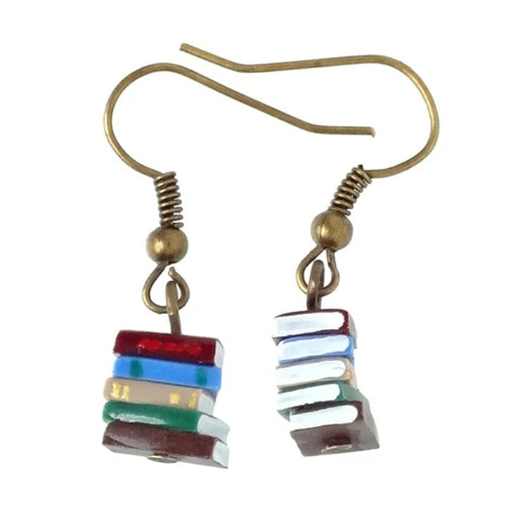 BowLift | Book stack earrings