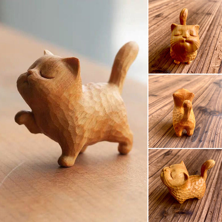 BowLift | Small cute wooden cat