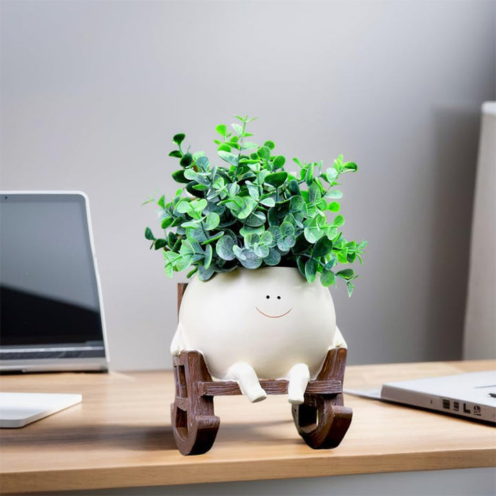 BowLift | Smiley Face Plant Pot