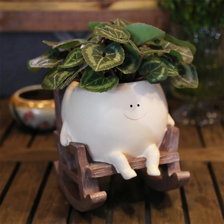 BowLift | Smiley Face Plant Pot