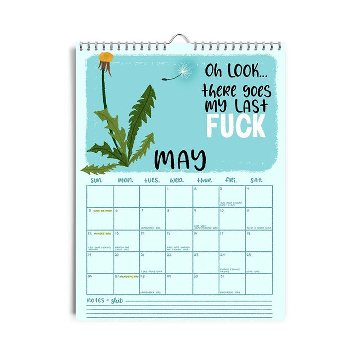 BowLift | HERE WE GO AGAIN DAMN IT 2025 CALENDAR