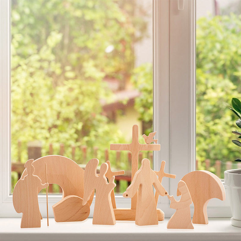 Easter Scene Wooden Decoration | Bowlift