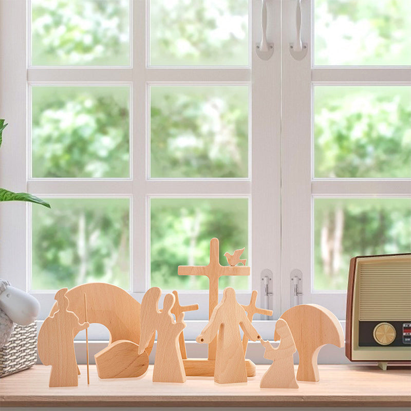 BowLift | Easter Scene Wooden Decoration