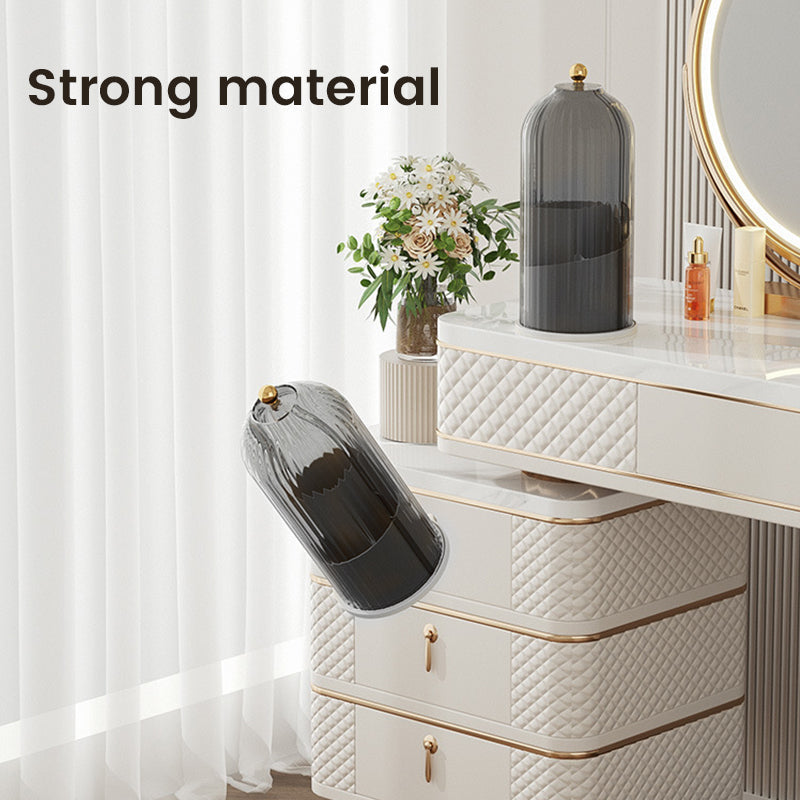 360° Rotating Makeup Brush Organizer Box | Bowlift