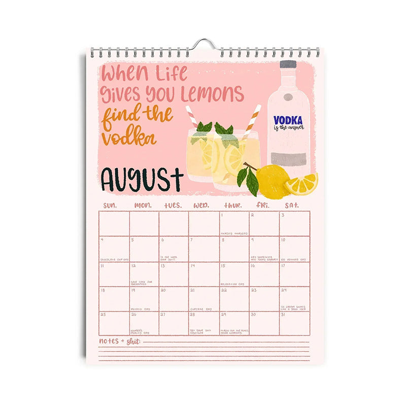 BowLift | HERE WE GO AGAIN DAMN IT 2025 CALENDAR