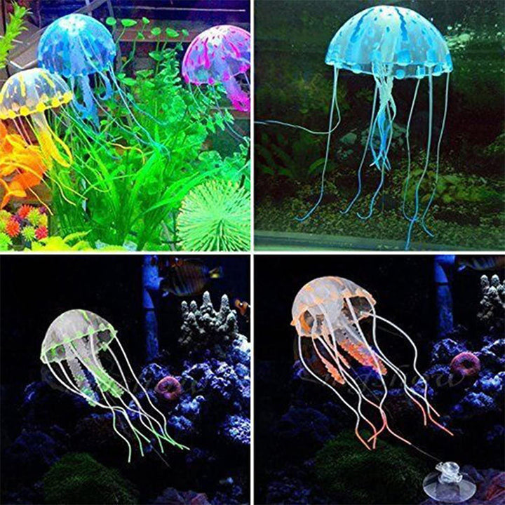 BowLift | Fish tank landscape simulation transparent fluorescent jellyfish