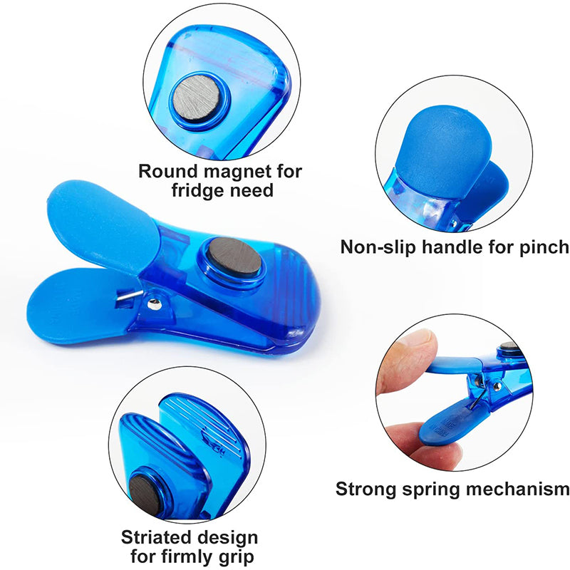 Colorful Magnetic Food Sealing Clips(6 pcs) | Bowlift