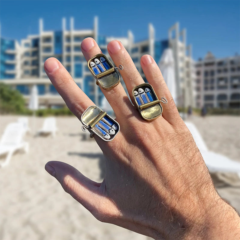 BowLift | Canned Sardines Adjustable Ring/Necklace