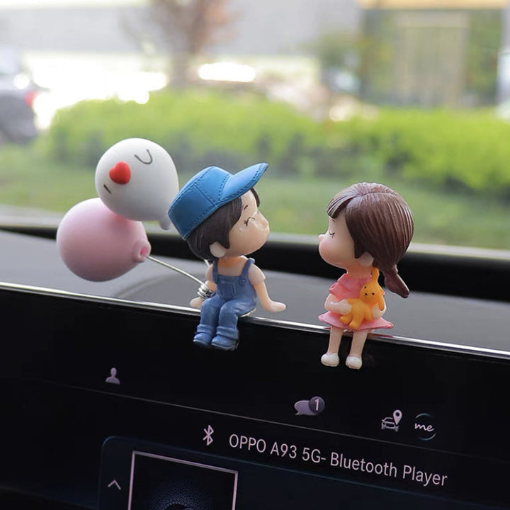 BowLift | Cute Couple Car Ornament
