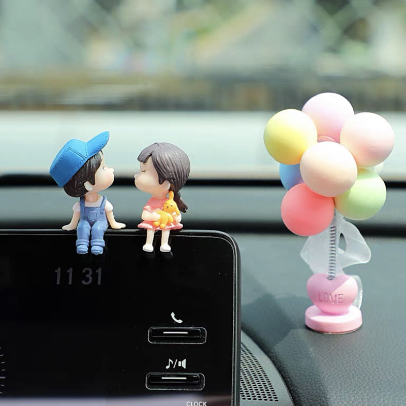 BowLift | Cute Couple Car Ornament