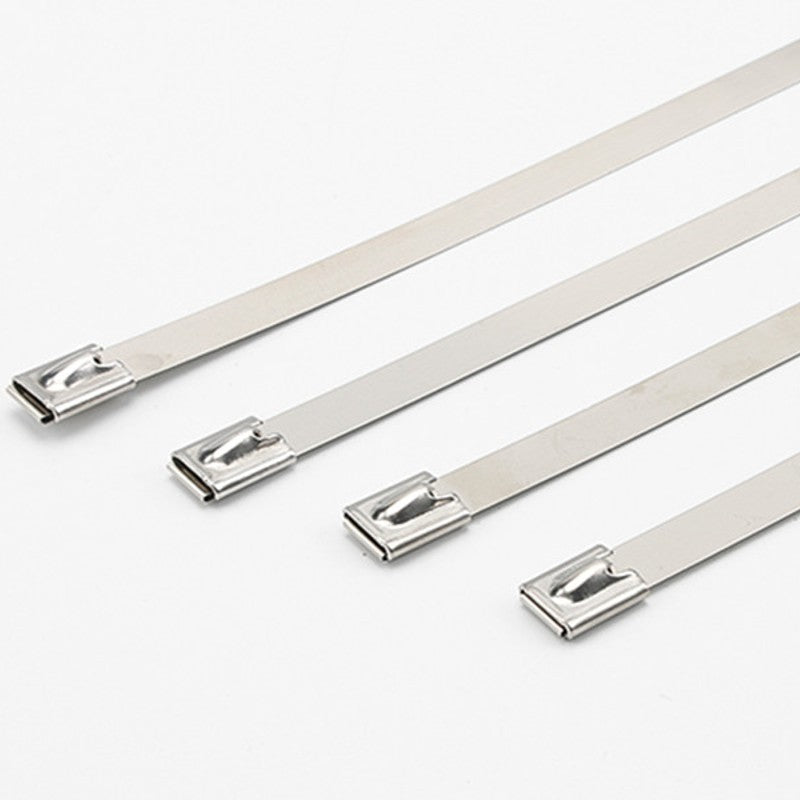 BowLift | Multi-Purpose Stainless Steel Self-Locking Cable TiesÔºå for Wrapping, Fence, Outdoor, and Canopy (100pcs)