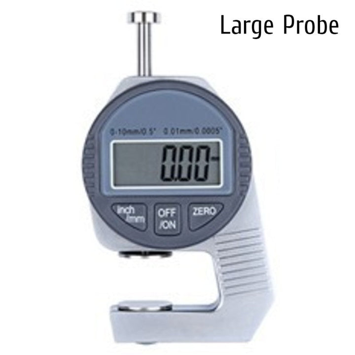 BowLift | Portable Electronic Digital Dial Thickness Gauge (0~12.7mm), with Precise LCD Display, Available in Three Probes