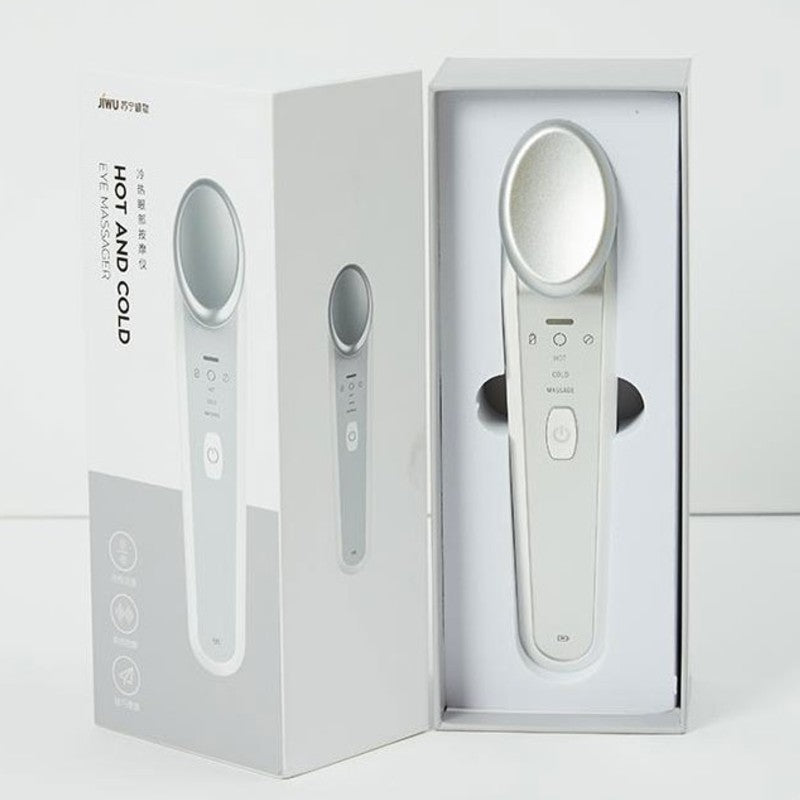 BowLift | Portable Rechargeable Eye Massager, with Cool & Heat Options, Rotatable Head & Sonic Vibration