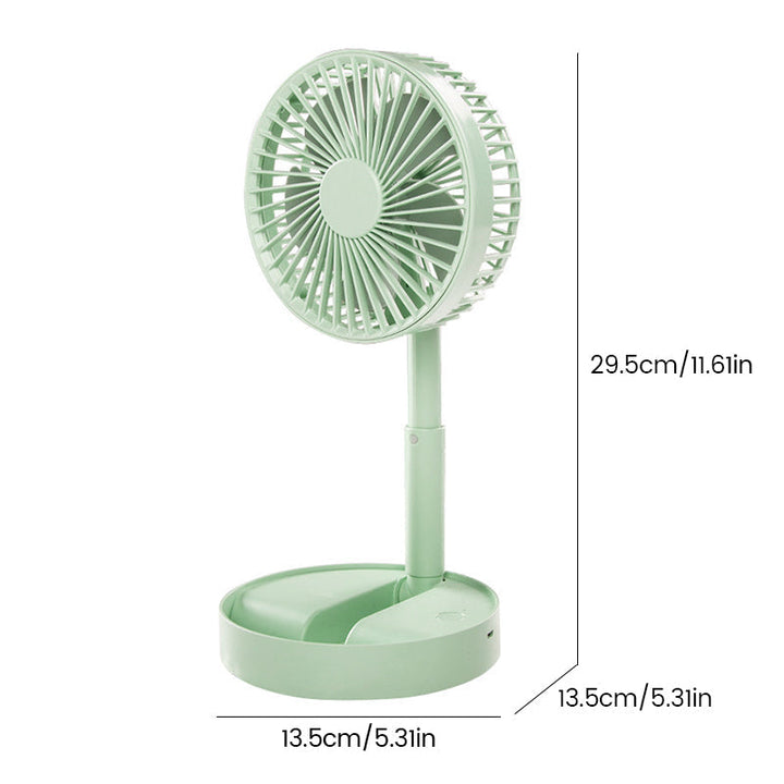 BowLift | Height-adjustable, rechargeable telescopic stand fan