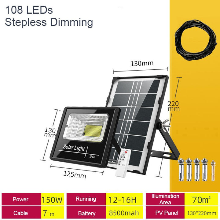 BowLift | Outdoor Solar Light, with Remote Control, 7 Modes & IP66 Waterproof, for Your Garden, Yard, Pathway, Driveway & Home