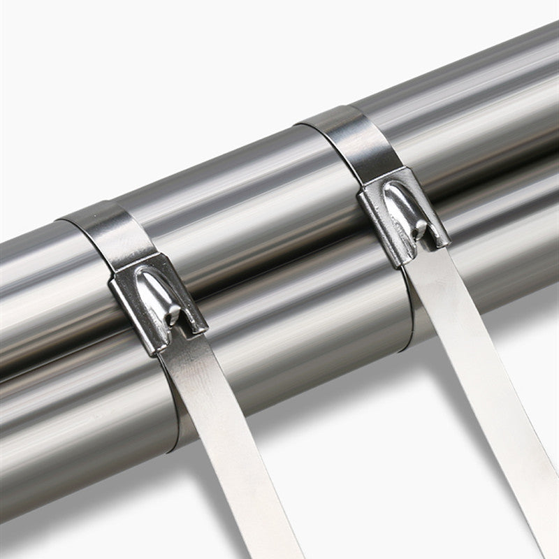 BowLift | Multi-Purpose Stainless Steel Self-Locking Cable TiesÔºå for Wrapping, Fence, Outdoor, and Canopy (100pcs)
