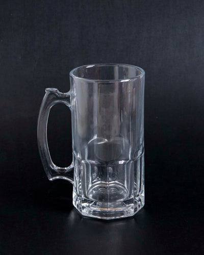 BowLift | Giant Clear Glass Beer Mug