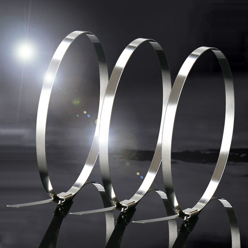 BowLift | Multi-Purpose Stainless Steel Self-Locking Cable TiesÔºå for Wrapping, Fence, Outdoor, and Canopy (100pcs)