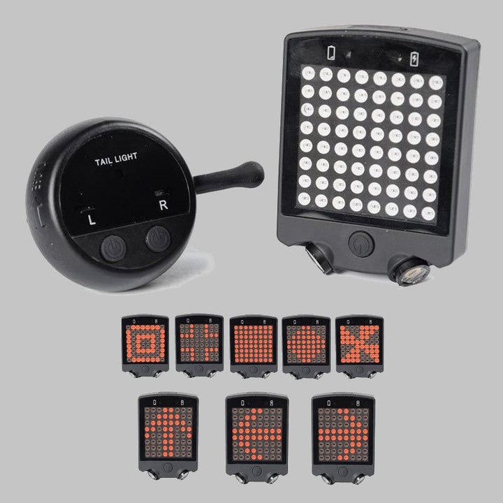 BowLift | USB Rechargeable LED Bike Turn Signal Laser Light, with Remote Control & Waterproof Design