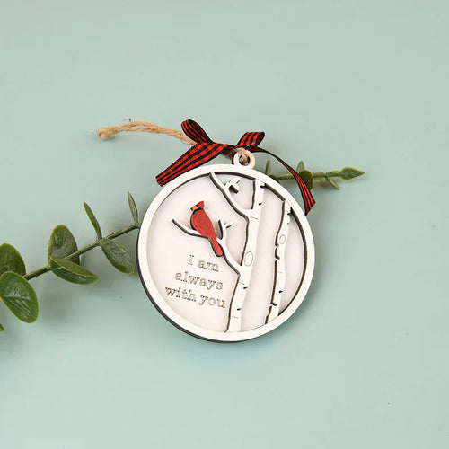 BowLift | Handmade Memorial Ornament with Cardinals