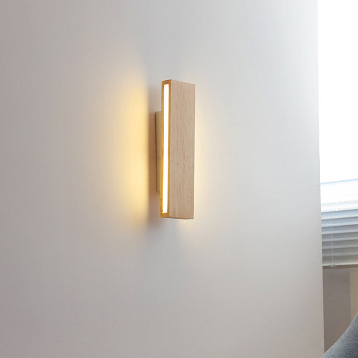 BowLift | Wall Light With Rotatable Wood LED Design