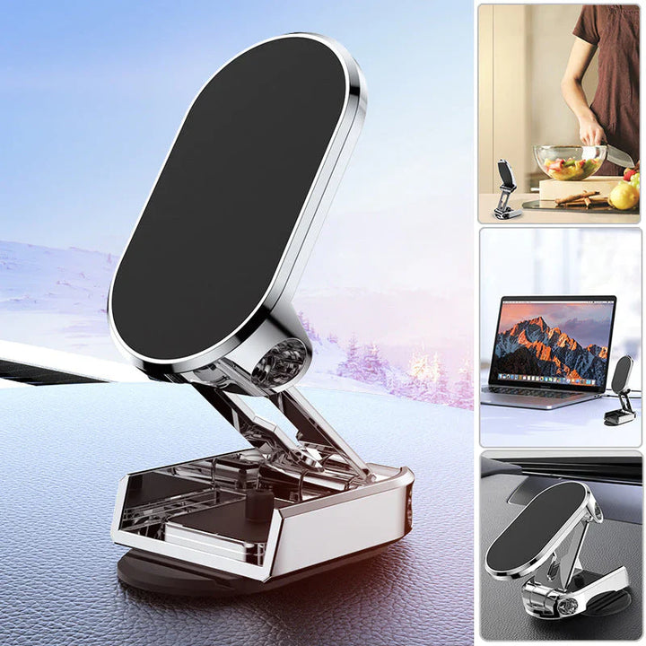 BowLift | Metal Folding Cart Phone Holder