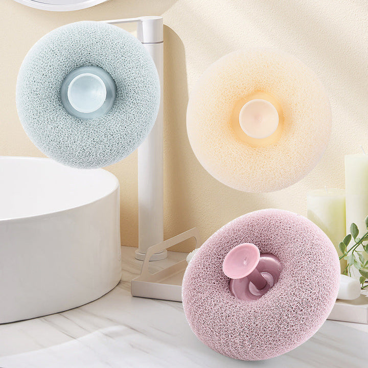 BowLift | Super soft bath ball with suction cup with sunflower