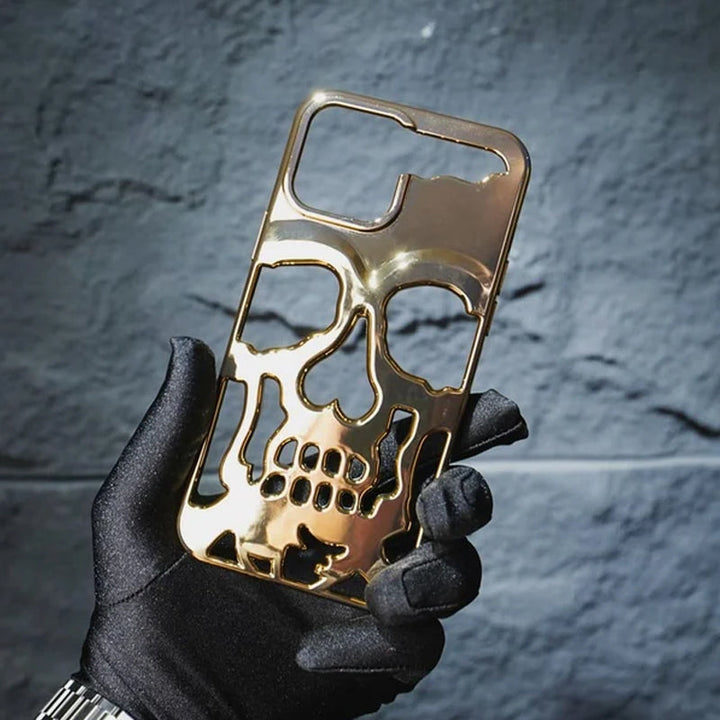 BowLift | Plated Skull Case Cover For iPhone