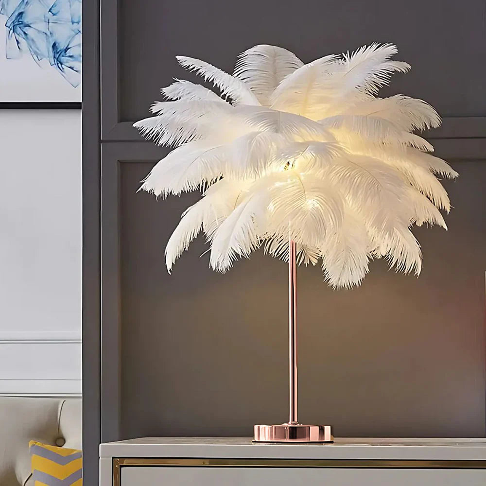BowLift | Atmospheric Feather Palm Tree Lamp - LumaPalm