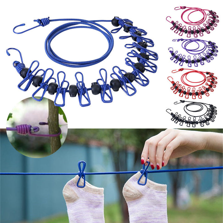 BowLift | Portable elastic travel laundry rack