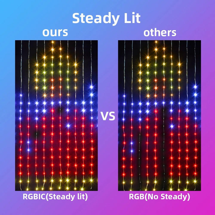 BowLift | Color Waves LED Curtain Sync Lights