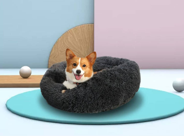 Soft and calming donut dog bed (Many colors) | Bowlift