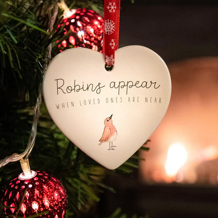 BowLift | Ceramic Heart Hanging Ornament