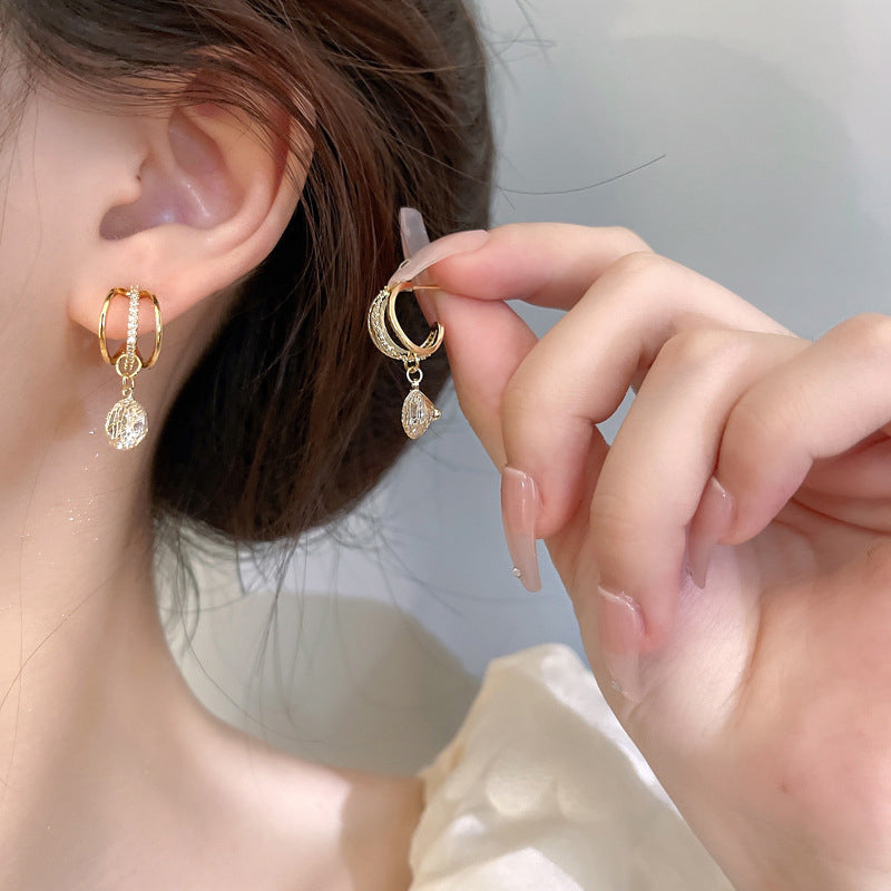 BowLift | Fashion Diamond Crown Earrings