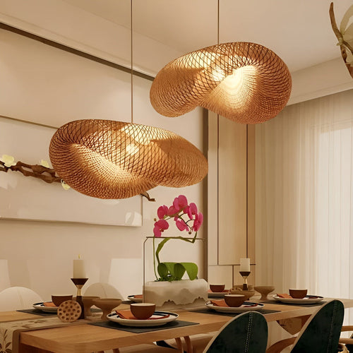 BambooAura - nature-inspired bamboo pendant Bowlift