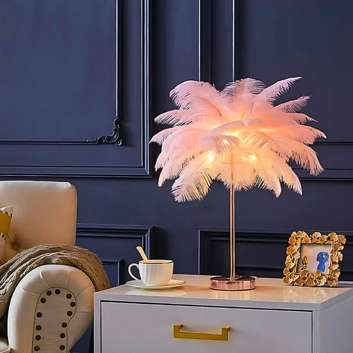 BowLift | Atmospheric Feather Palm Tree Lamp - LumaPalm
