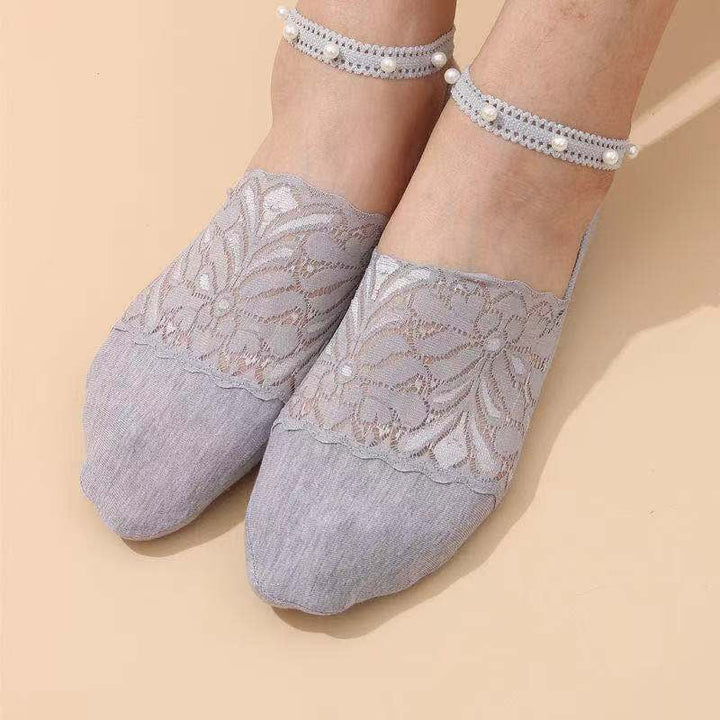 BowLift | Pearl Lace Socks
