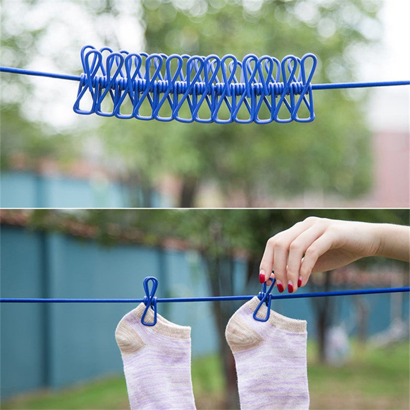 BowLift | Portable elastic travel clothes rack