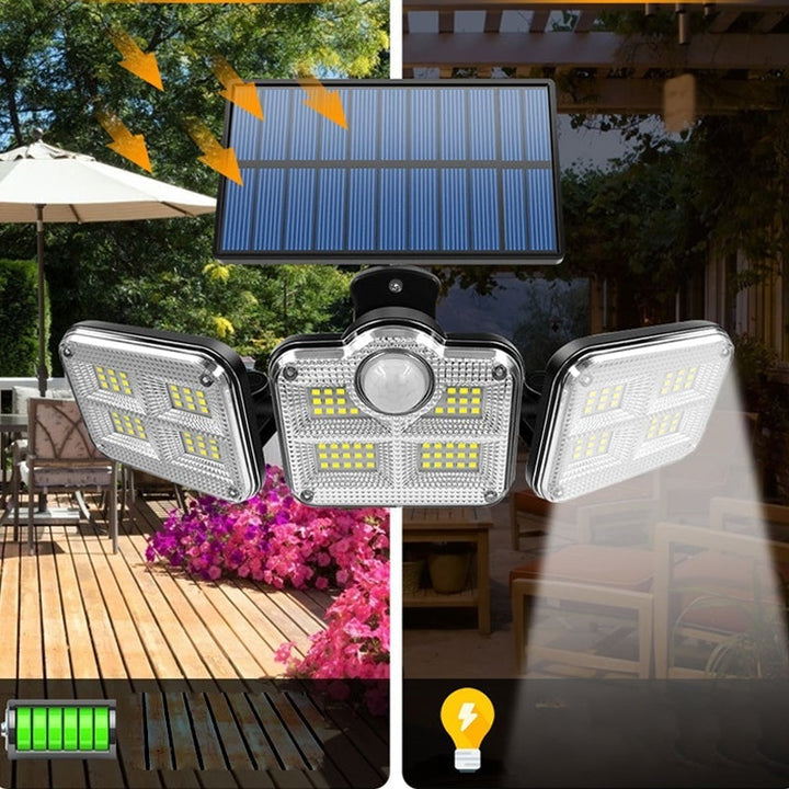 BowLift | Triple LED Solar Wall Light