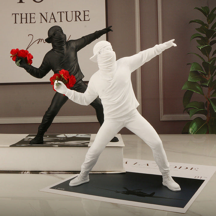 BowLift | Banksy Flower Rioter Ornament