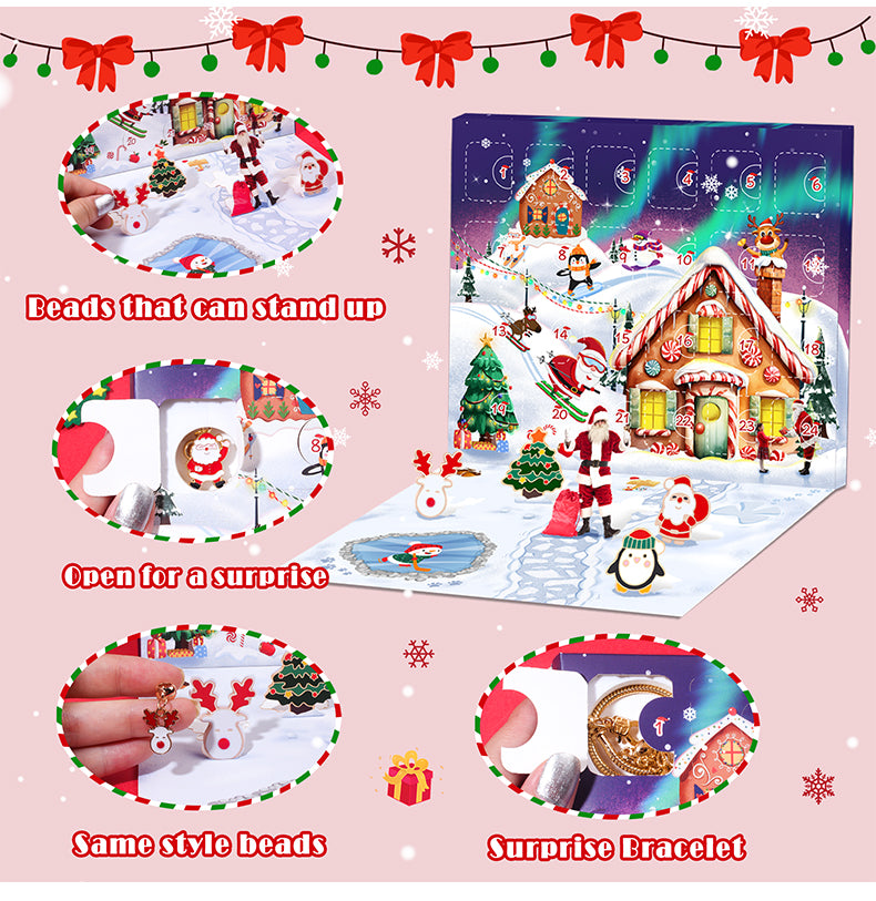 BowLift | Christmas DIY Crystal Santa Blind Box Jewelry