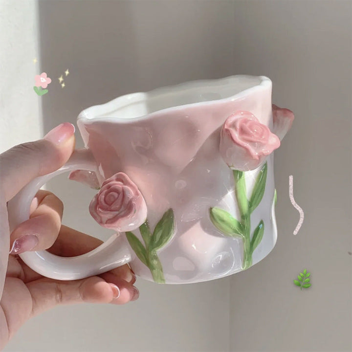 BowLift | 3D Floral Hand-painted Mug