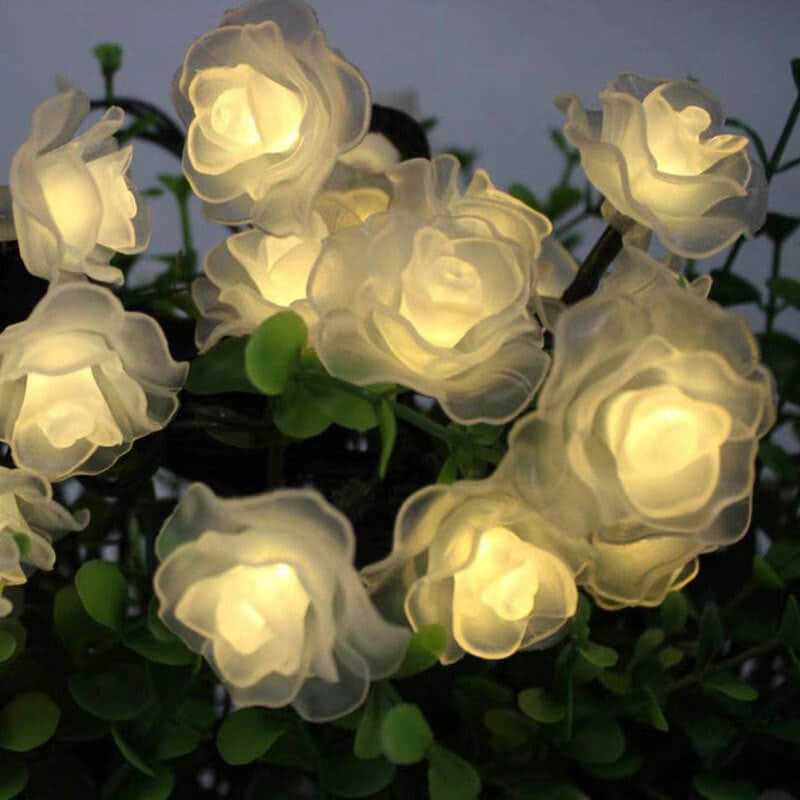BowLift | Solar Rose String Lights Outdoor Waterproof LED Decorative String Lights