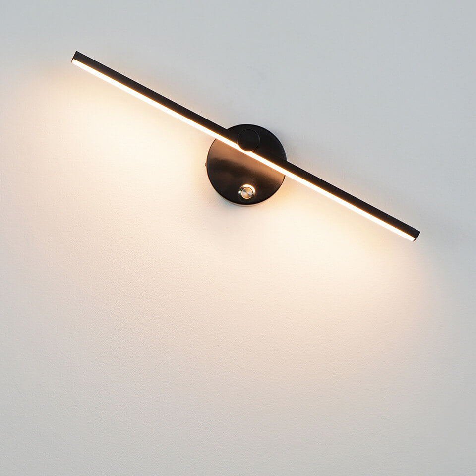 BowLift | Nordic Minimalist Aluminium Long Bar Switch LED Mirror Wall Light Lamp