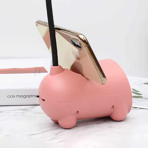 BowLift | Creative LED Touch Lamp with Pen Holder | USB Charging Function | Desk Lamp | Children's Room Decor