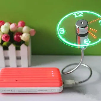 BowLift | USB LED Fan Clock