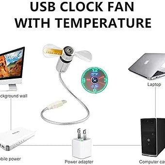 BowLift | USB LED Fan Clock