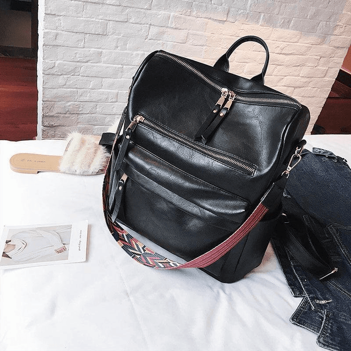 BowLift | Vintage PU Leather Backpack